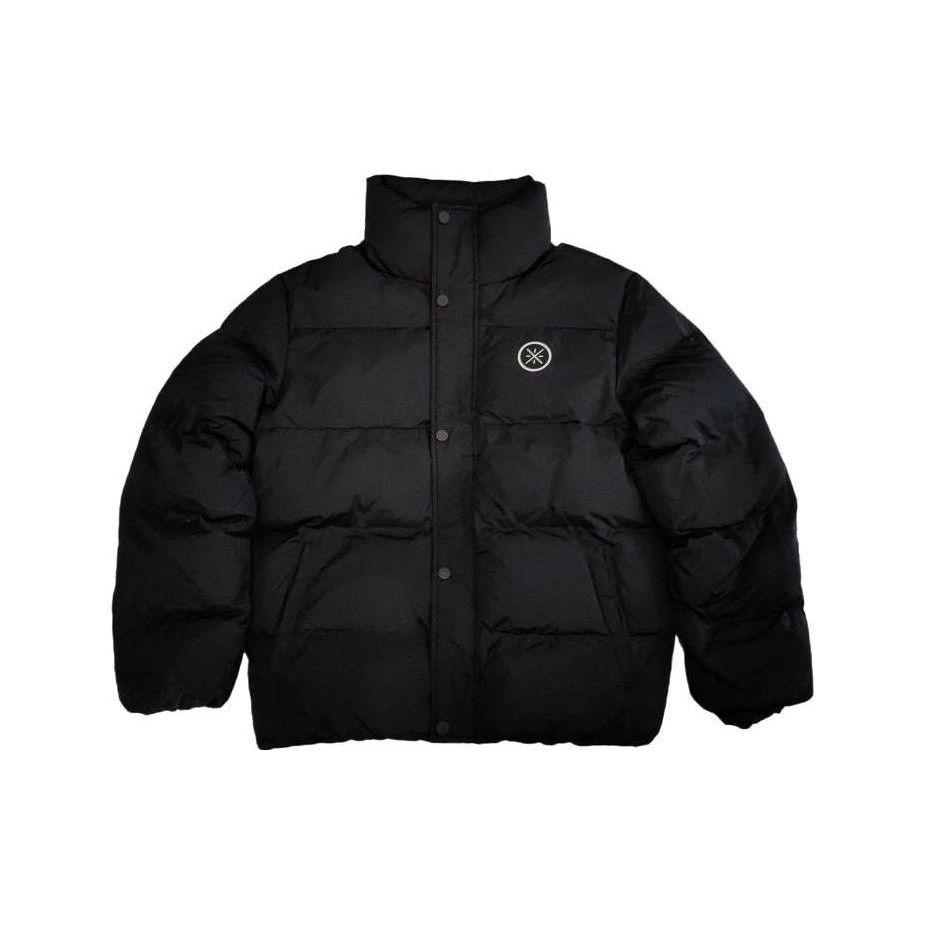 Li Ning Letter Print Stand Collar Zipper Casual Cotton Jacket Men jackets Black AJMS095-1