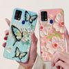 Cute Cat Caroon Cover For Samsung Galaxy A21s Case Soft Silicone Fundas Phone Cases For Samsung A 21s  A21s SM-A217F Full Bumper