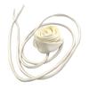 Stylish Rose Neck Collar Necklace Chic Rose Ribbon Necklace Elegant Long Rope Necklace Suitable for Various Occasion