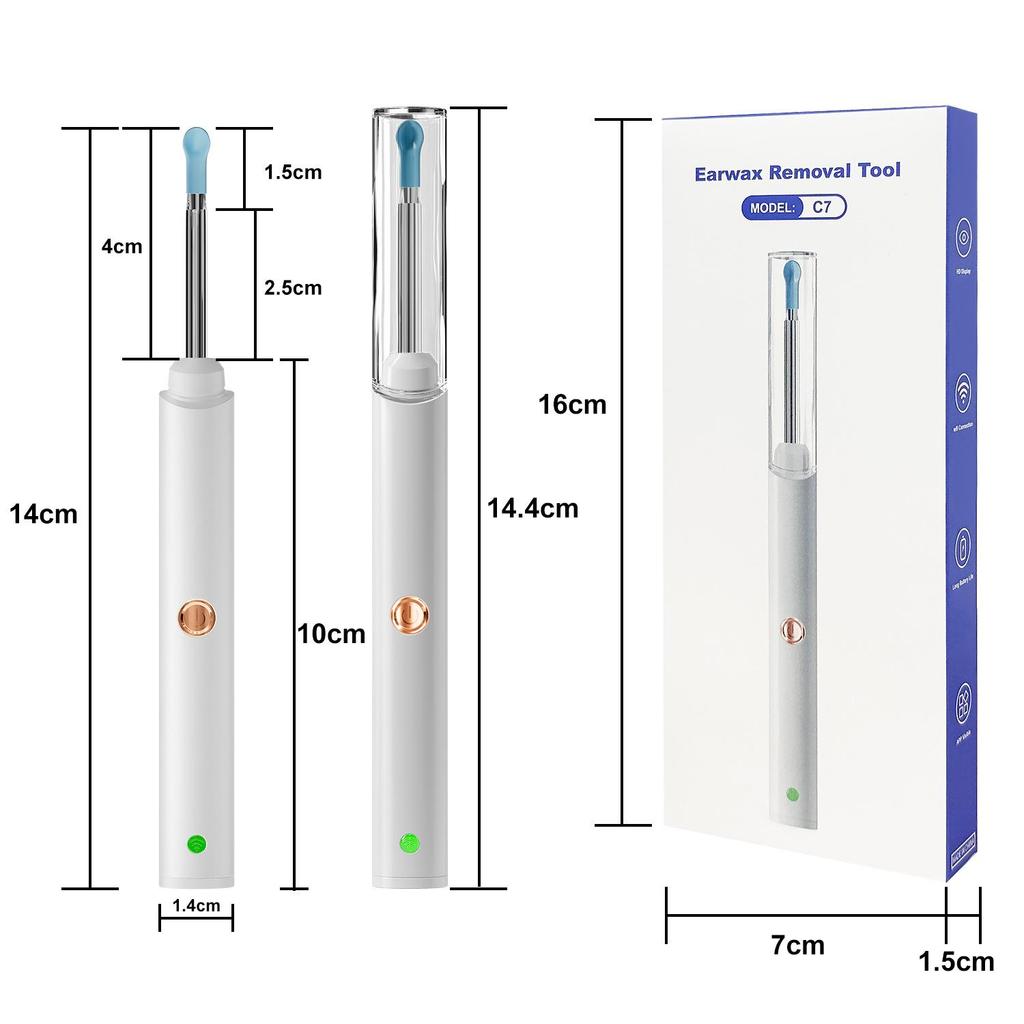 High-Definition Visual Ear Pick with Light - Ultra-Clear Endoscope Ear Cleaning Tool.