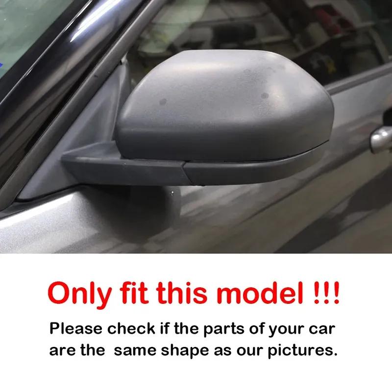 For US Ford Explorer   -2025 ABS Rearview Side Mirror Cover Wing Cap Exterior Door Housing Trim Adhesive Sticker