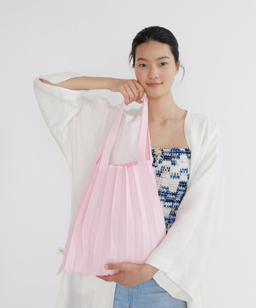 Pleatsmama Pink Shoulder Bag