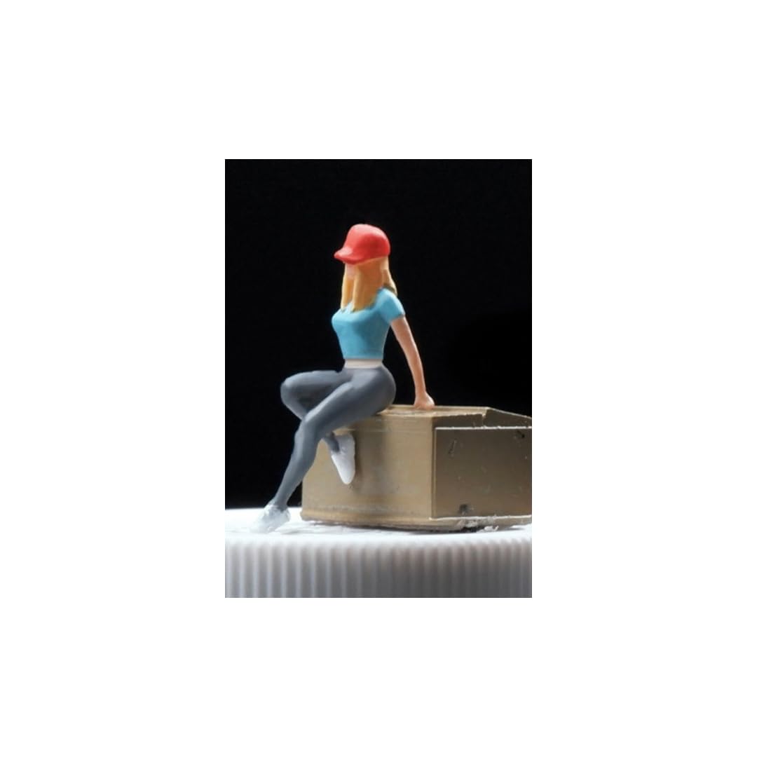 

Фигурка Девушка в повседневной одежде Красная шапочка 22223117 Модель Диорама 1/64 [Предмет] красный