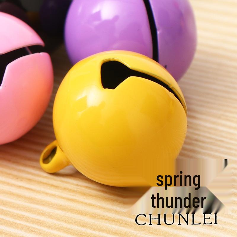 

14 мм Расписное Рождественское Украшение Колокольчик - Красочный Подвесной Кулон, Ювелирный Колокольчик с Напылением, Аксессуар для Брелка