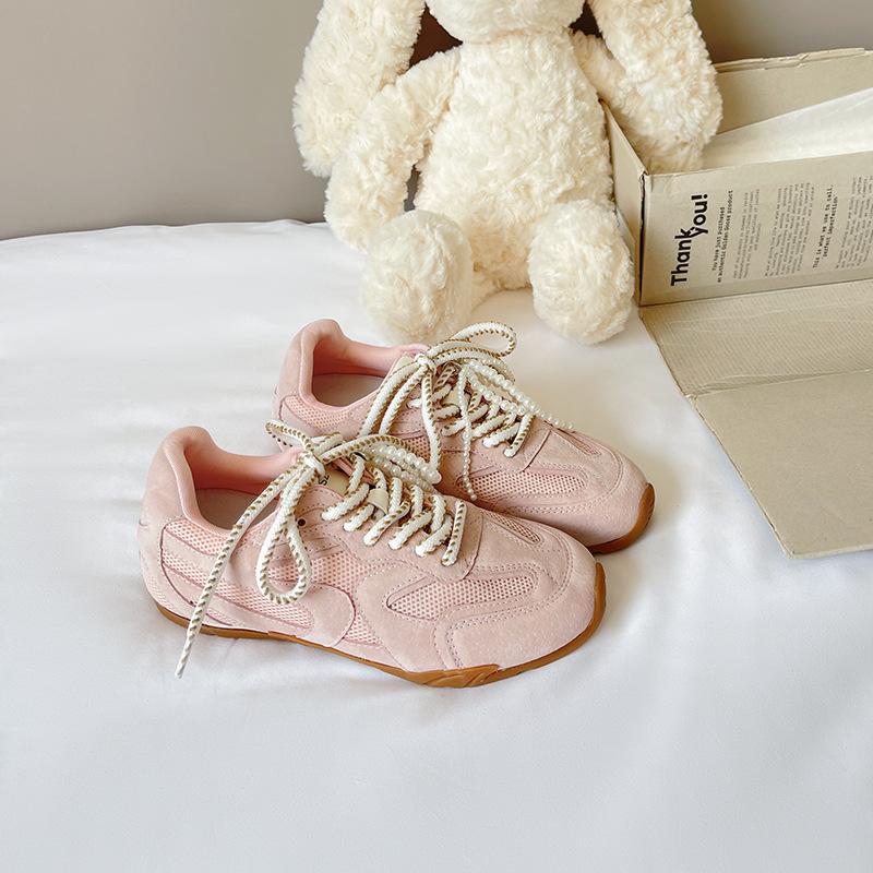 

Women s shoes pearl 3.5 inner height increase mesh surface breathable casual summer new 40