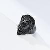 European and American Retro Style Titanium Steel Lion Head Ring Stainless Steel Male Lion Ring