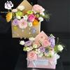 Kit de Arranjo de Flores DIY Zhuo Lan: Caixa Envelope Artesanal para Arranjos de Flores & Presentear