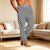 Men's Pajama Pants with Pockets - Casual Pants for Home Sleepwear