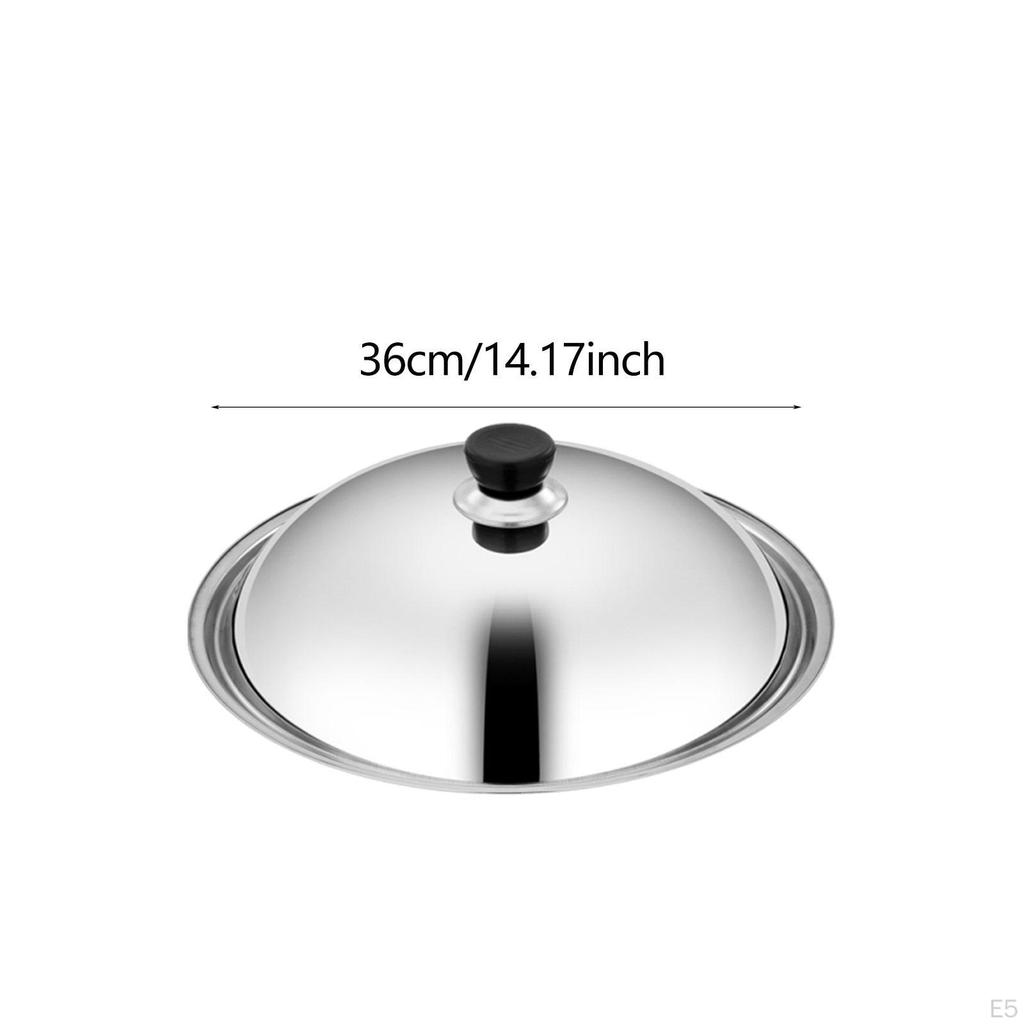 Nerezová Fritovací Nádoba Víko Domácí Použití Tepelně Odolné Nerezové Snadná Montáž s Rukojetí