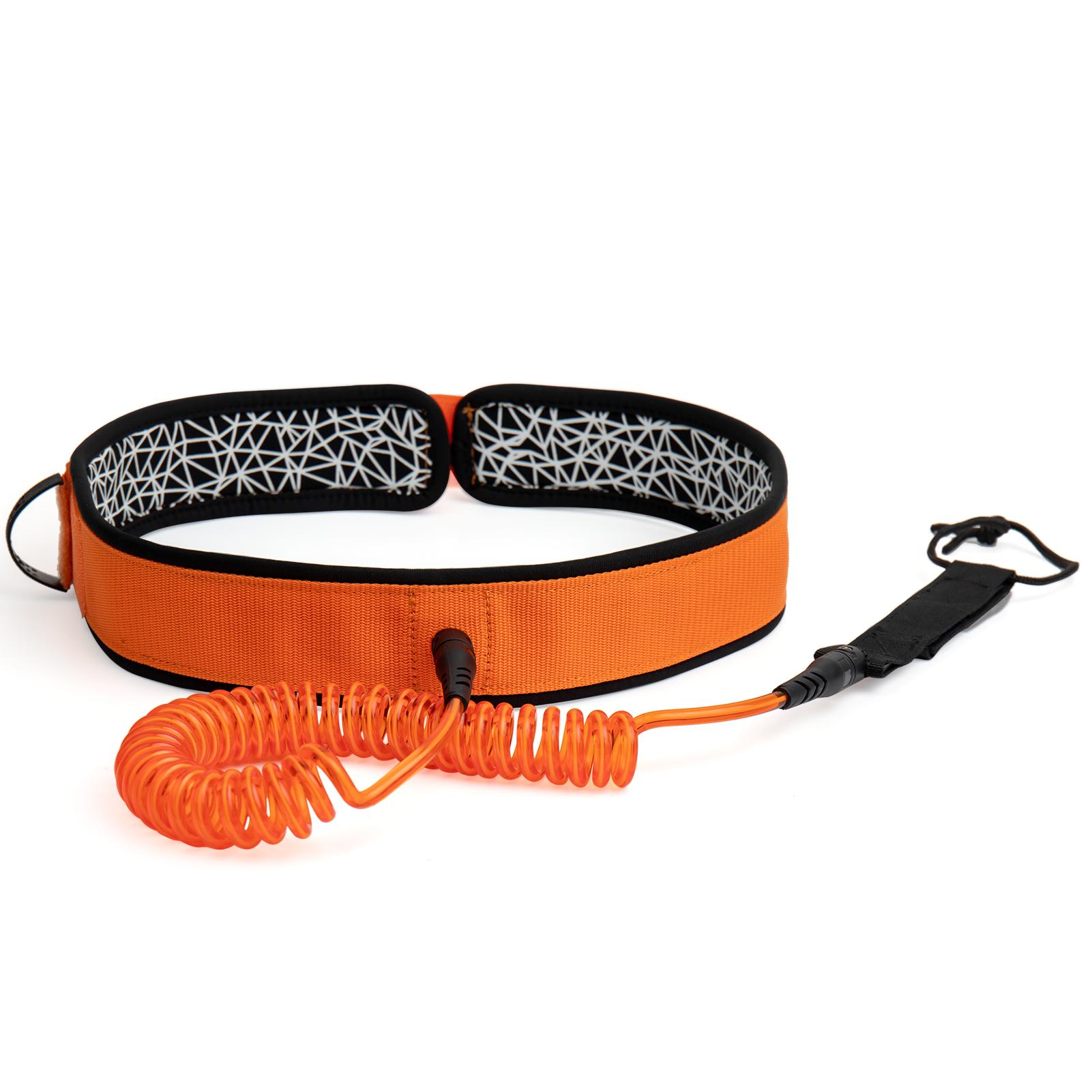 Corda de Cintura para Prancha de Surf Espessura 7mm Comprimento 10ft Espiralada Corda para Prancha de Surf Corda para Stand Up Paddleboard SUP L
