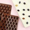 3D Fondant Coffee Beans Shape Candy Molds Polymer Craft Art DIY Molds Kitchen