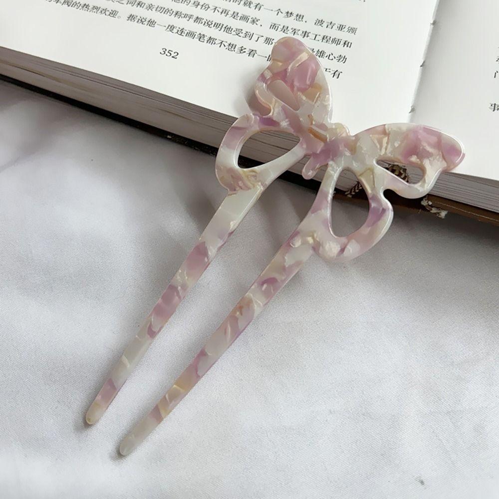 U-Shaped Hairpins Acetate Hair Fork Hair Styling Tools Hair Sticks