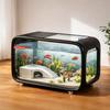 Transparent Aquarium Kit Compact Desktop Aquarium Multifunctional Ecological Cycle System  Desktop