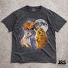 Three Prairie Dog Retro Graphic T-shirts, Vintage Prairie Dog Moon Tshirt, Prairie Dog Shirt, Funny Tee, Oversized Prairie Dog Shirt