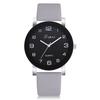 Lvpai Women's Casual Quartz Leather Band Watch Analog Valentine Gift Crystal Stainless Steel