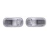 1 Pair Front Side Marker Light Lamp Covers Housing 34301 S5H T02 Replacement for City EP3 Stream Jazz FIT White