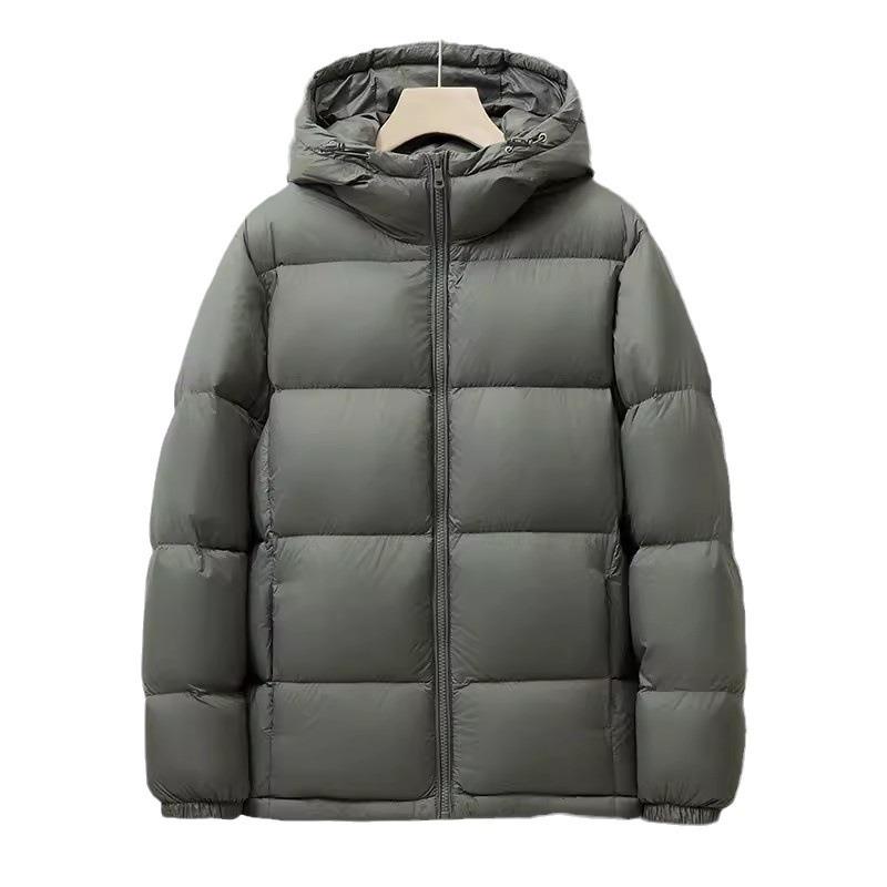 Black Northeast Harbin Down Jacket Short Female Couple Winter New Hooded Bread Jacket Thickened Leave-in