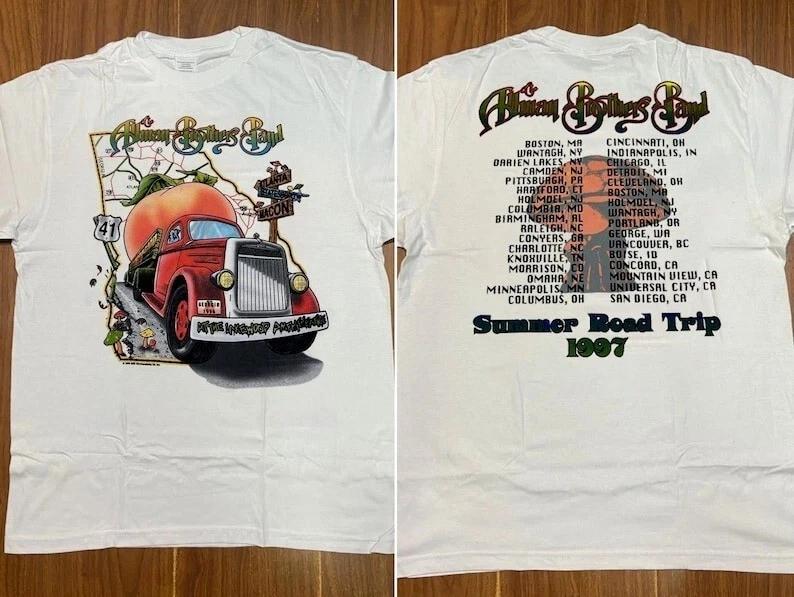 1997 Летний гастрольный тур The Allman Brothers Band Футболка 3XL