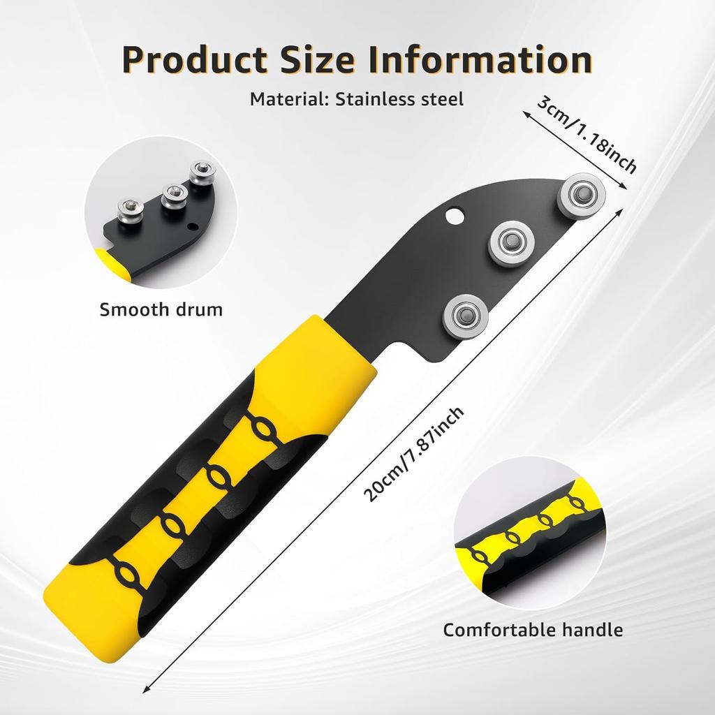 Portable Stainless Steel Manual Wire Straightener Tool for Electricians Professional Wire Straightening and Alignment Kit