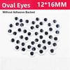 100pcs/bag Plastic Wiggling Moving Eyes 3D Kindergarten Handmade Dolls Eyes Dolls Activity Eyes