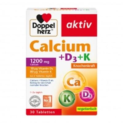 Doppelhertz Calcium + Vitamin D3 + K 30 Tabletten