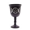 Iron Ritual Goblet Triple Moon Pentagram 20x11cm