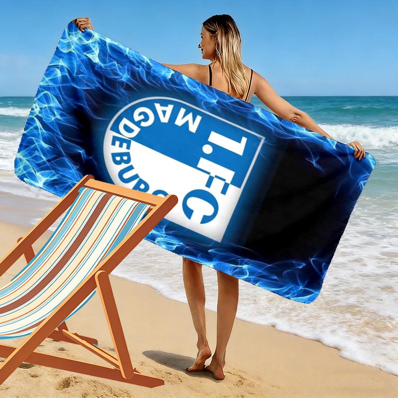 1. FCM Print Beach Towel, Large Soft Quick Dry Towel for Beach Camping Swimming