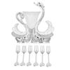 Base Fork Holder Set Elegant Multifunctional Decorative   Flatware with 6 Forks for Fruit Salads Coffee Desserts