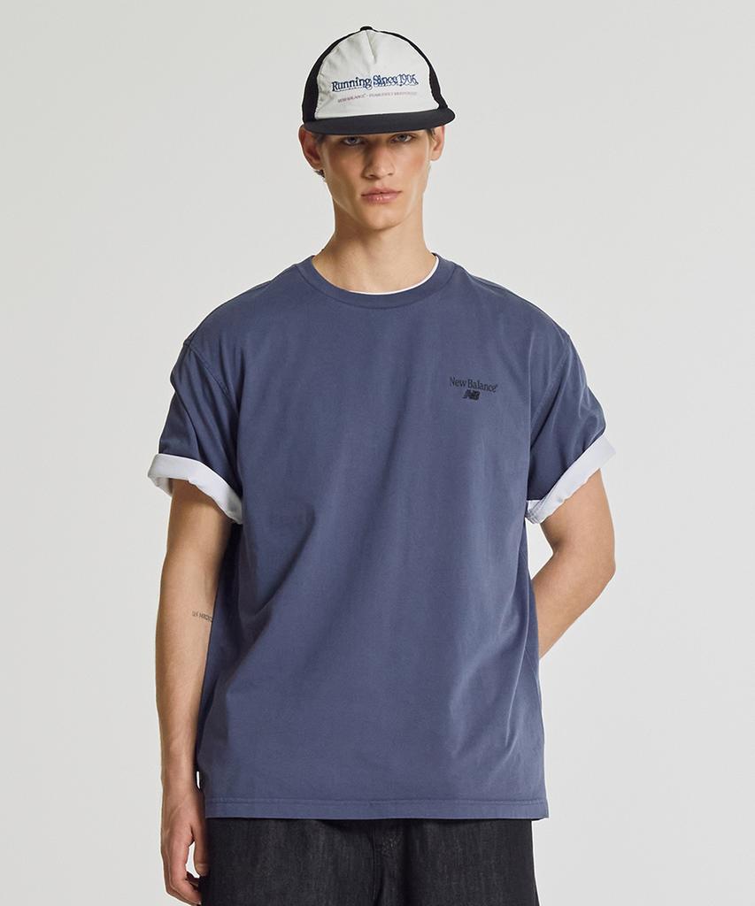 Nyuballanseu Nbneg21503 / Uni Nb Friends Short Sleeve T-Shirt (Dark Blue)