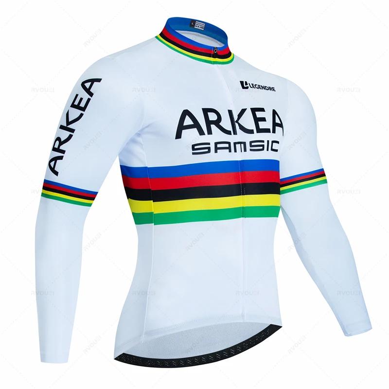 Men Bike Suit 19D Gel Pad Pants Autumn MTB Maillot Ciclismo Clothing Bicycle Uniform 2026 Long Sleeved Autumn Breathable Cycling Suit Set