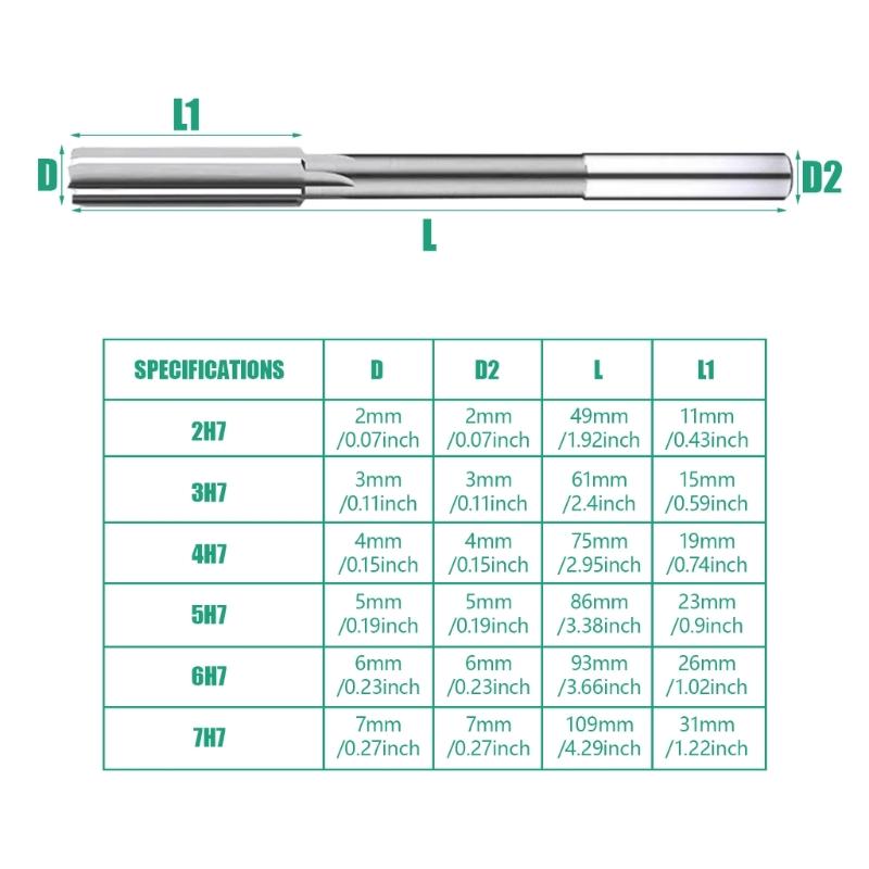High Precise Reamer with Extended Reach for Automotive Aerospace Mold Processing Professional Machinists Industrial Use