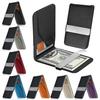 New Arrivel Men's Fashion Faux Leather Money Clip Slim Wallet ID Credit Card Holder