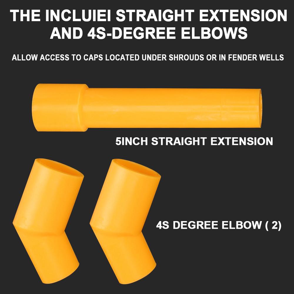 15pcs/Set Plastic Filling Funnel Spout, Fit Universal Vehicles, Spill Proof Coolant Filling Kit