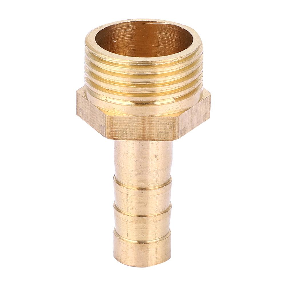 5 pièces G3Celsius8 Filetage Mâle Raccord Barb Connecteur Laiton Raccord de Tuyau Joint