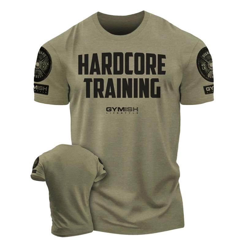 Fashion Mens Training T Shirts Trend Summer Crew Neck Gym Short Sleeve 3D Printed Sports Tees Loose Breathable Muscle T-Shirt