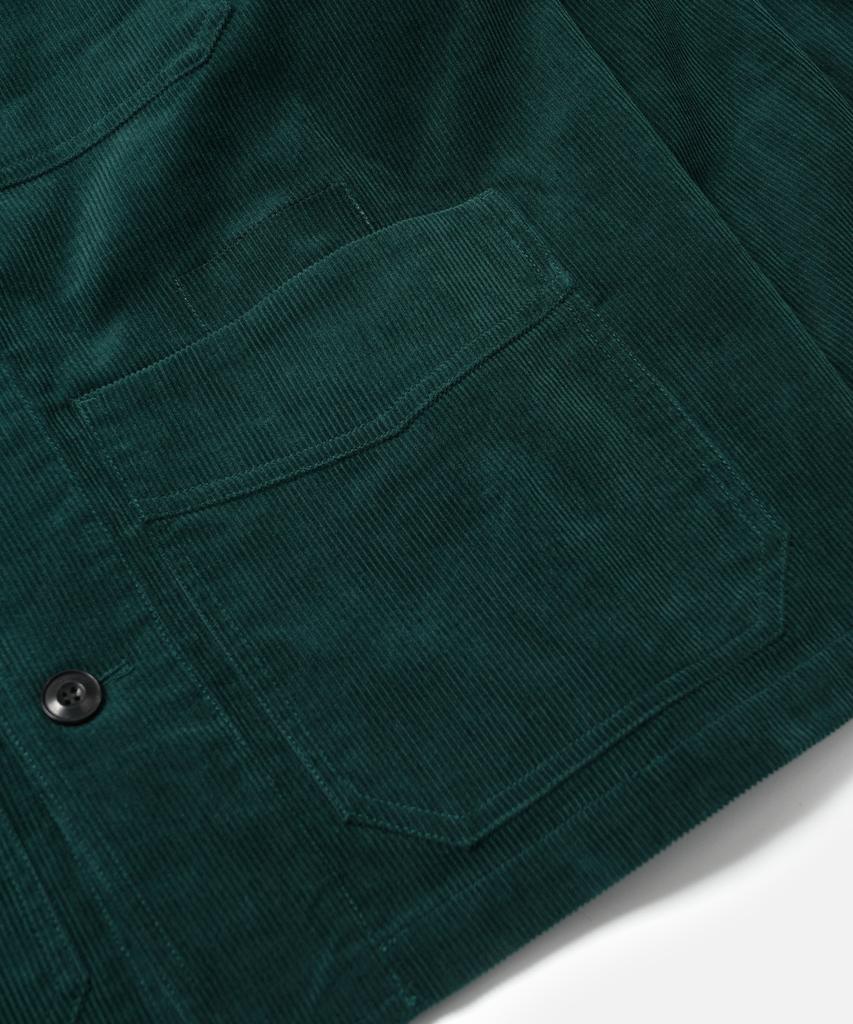 Frizmworks Corduroy Französische Arbeitsjacke _ Dunkelgrün