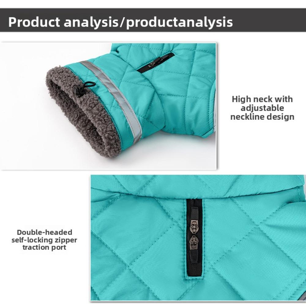 Pet Clothes Are Hot on Amazon, Warm in Autumn and Winter, Windproof and Thickened Dog Clothes, Medium and Small Dog Teddy Pomeranian