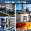 Combustible Gas Leak Detector Natural Gas CO CH4 C2H6 Alcohol LPG Alarm Detector Professional Analyzer with Audible Visual Alarm