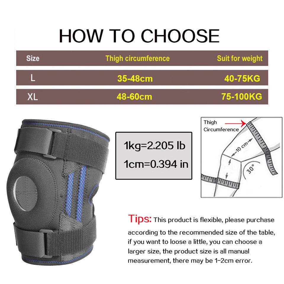 Silicone Spring Knee Pads With Straps For Basketball Running Volleyball Joint Pain Relief Arthritis Knee Support Protector
