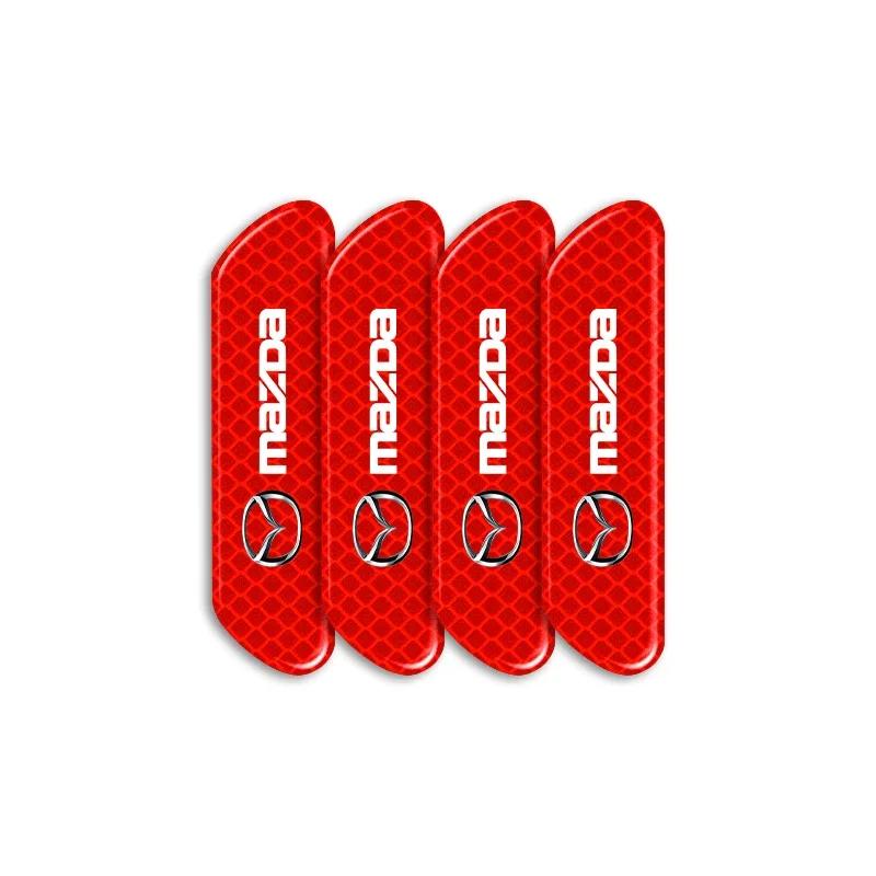 

Car Styling Car Reflective Strips Warning Auto Stickers For Mazda 3 6 CX5 2 CX3 CX9 MX5 RX8 Axela Demio Atenza MS GJI GH BK MP красный