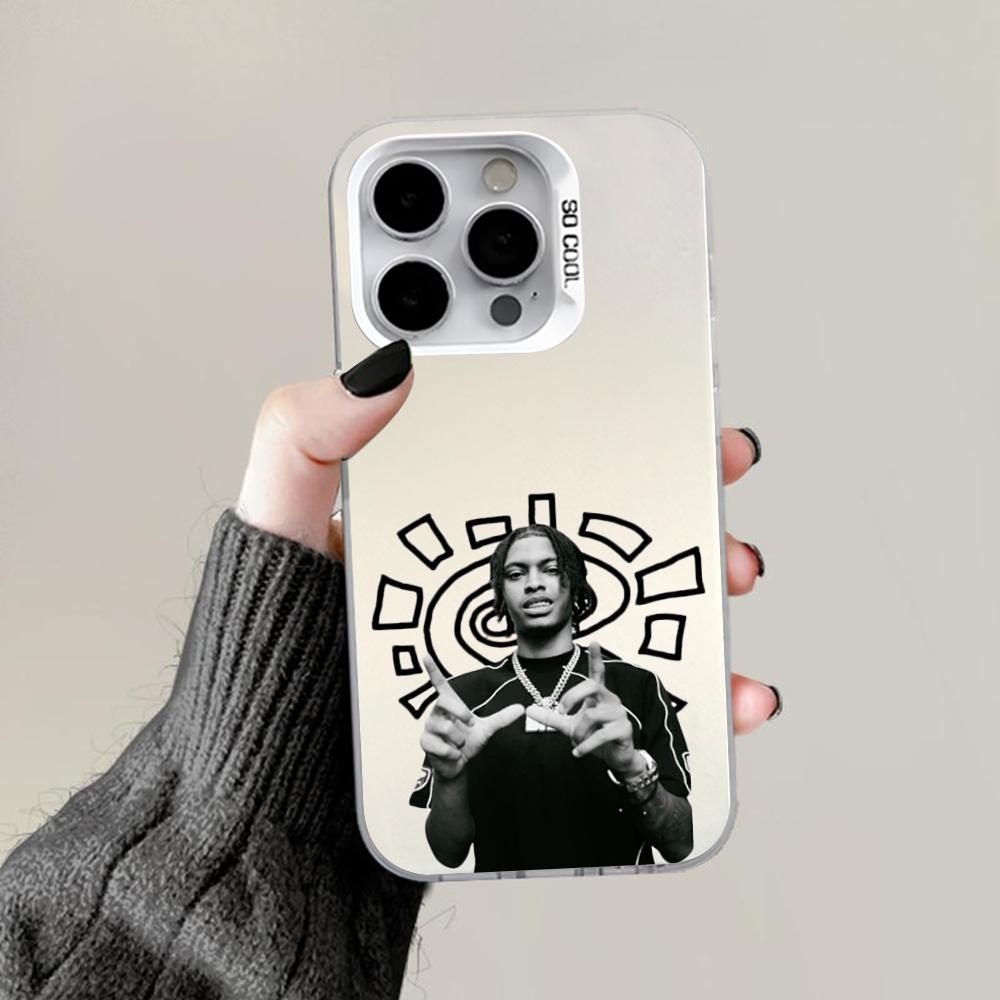 Rapper Nemzzz 2MS DND Phone Case For iPhone 16,15,14,13,12,11,Pro,Max,Plus,Mini,XS,SE Anti Fall Gray Silver Matte Hard Bumper