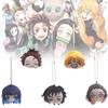 Adorable Demon Slayer Plush Brooch Keychain Featuring Tanjiro Inosuke Zenitsu Collectibles