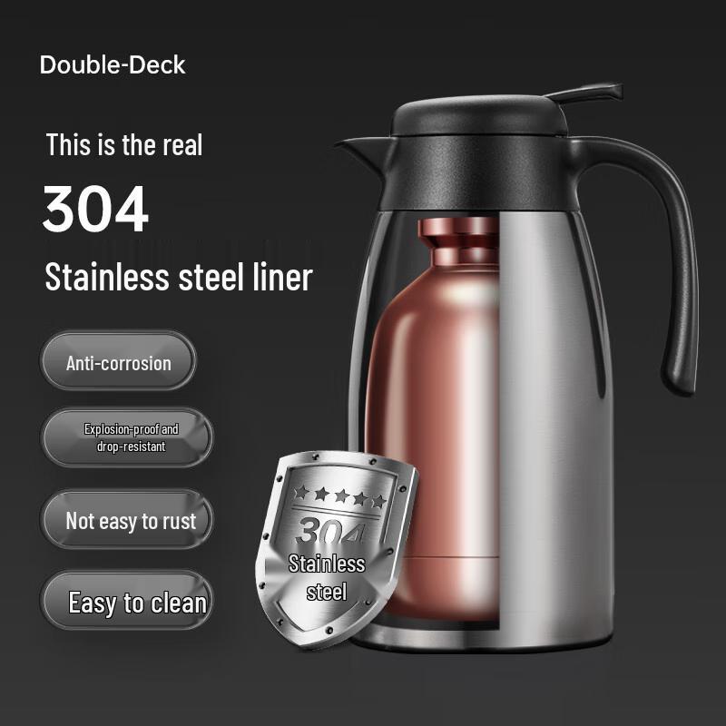 NHZHIW 2.2L 304 Stainless Steel Insulated Vacuum Flask