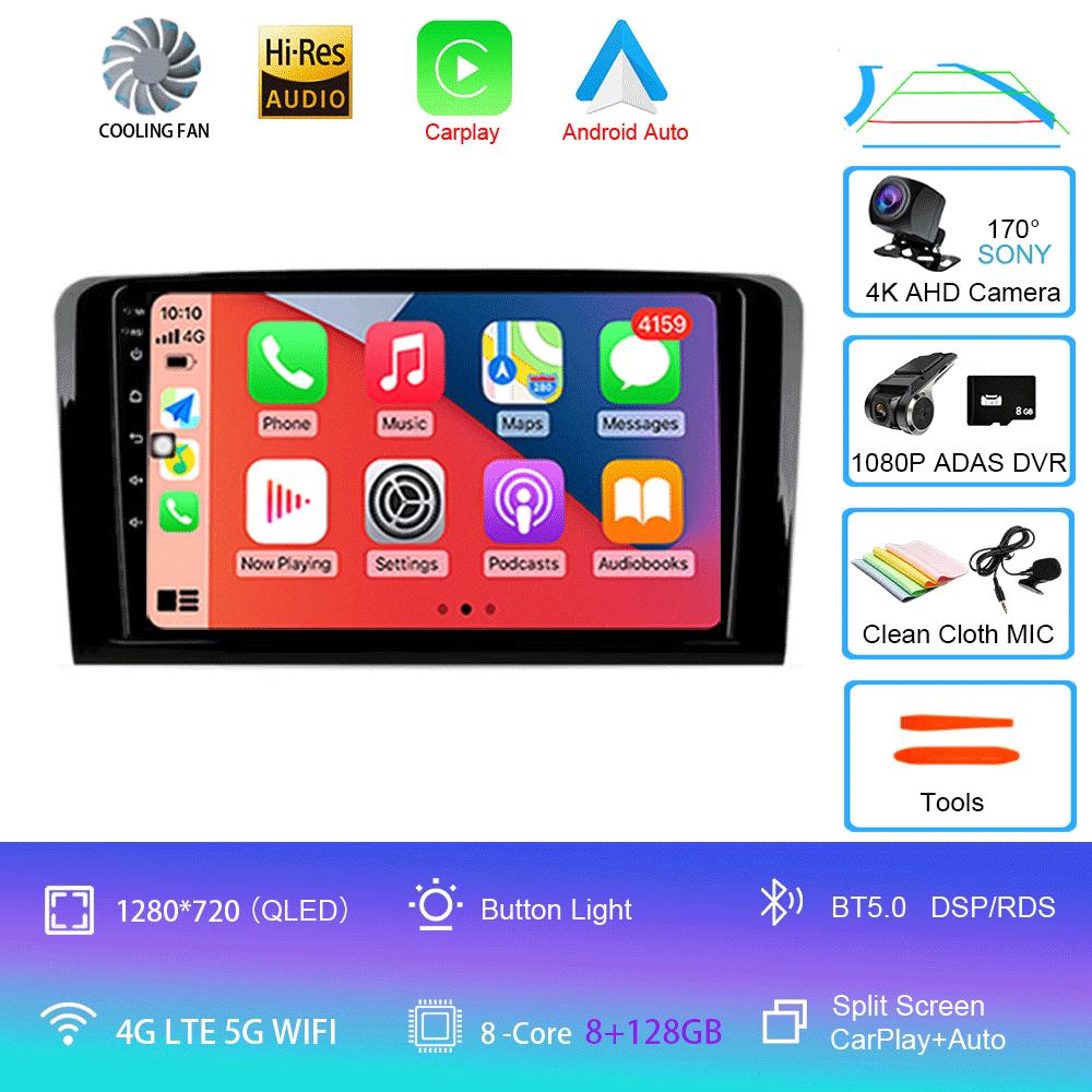 Android 14 Car Radio For Mercedes Benz ML GL ML350 GL320 X164 2005 - 2009 Multimedia Video Player Navigation Stereo GPS