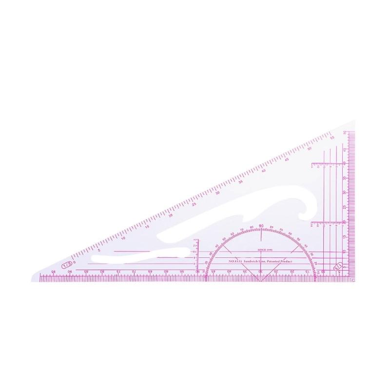 Patchwork Ruler Multifunctional Plastic Quilting Ruler Sewing Ruler Measurement Tool for Sewing & Quilting Projects