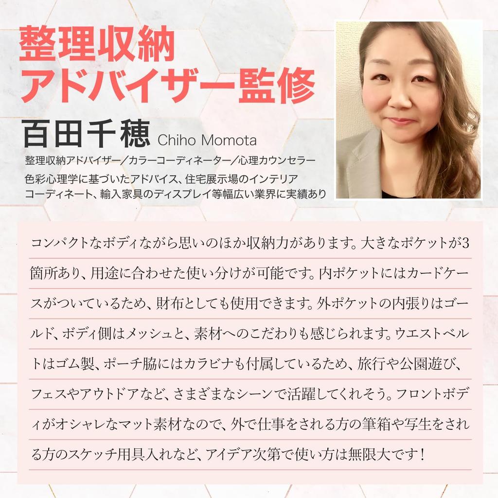 Von einem Lager- und Organisationsberater x Vorgestellt im Nikkei Security-Pass Hüfttasche Hüfttasche Reise-praktischer Gegenstand für Auslandsreisen [Überwacht