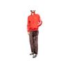 adidas Originals Three-Stripe Logo Print Zip-Up Long Sleeve Jacket Men Jacket Crimson IJ7060