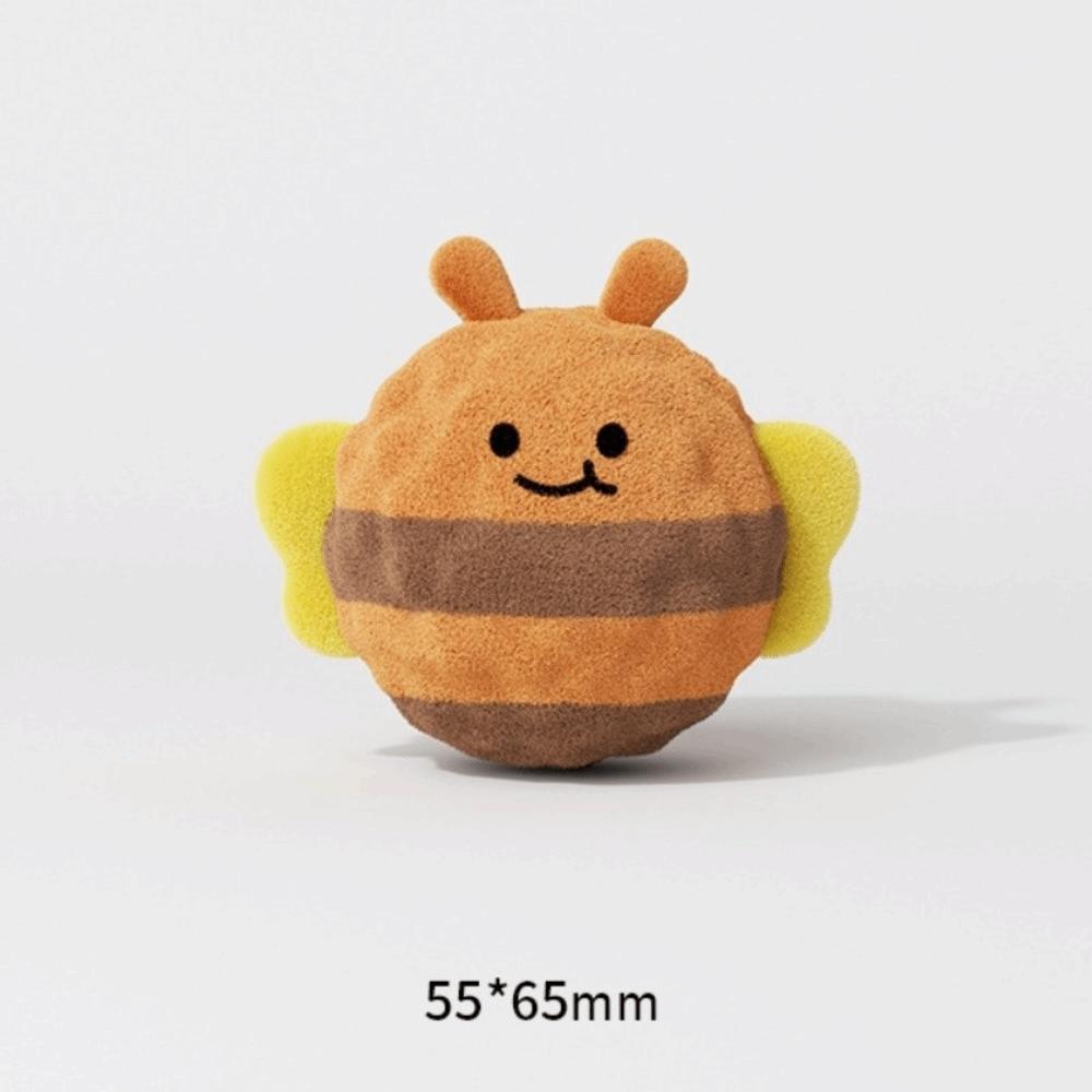 

New TPR Pet Ball Washable Bite Resistant Dog Chew Toy Cute Bee Chick Piggy High Bounce Sound Ball Toy Pet Training