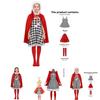 How The Grinch Stole Christmas Cindy Cosplay Costume For Girls With Soft Polyester Fabric For Holiday Performance