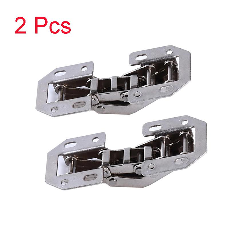 1-10PCS Cabinet Hinge 90 Degree 3/4in No-Drilling Hole Cupboard Door Hydraulic Hinges Soft Close With Screws Furniture Hardware